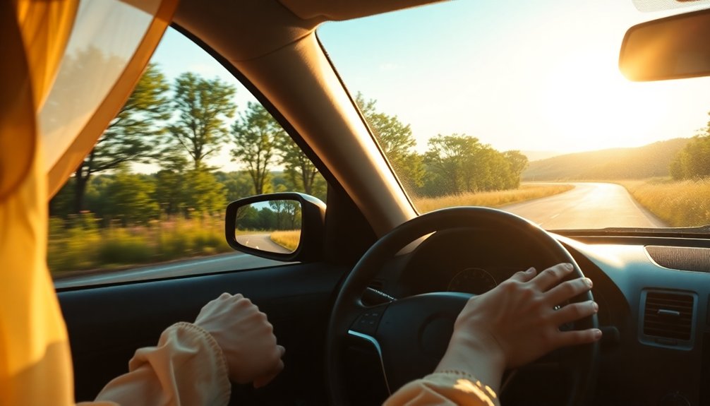 mindful driving promotes calmness