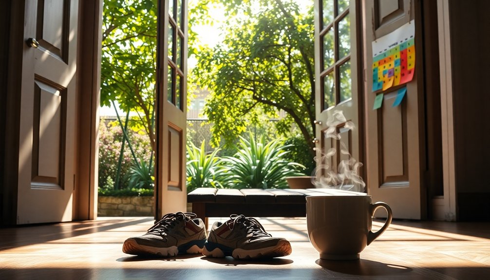 routine fosters motivation outdoors