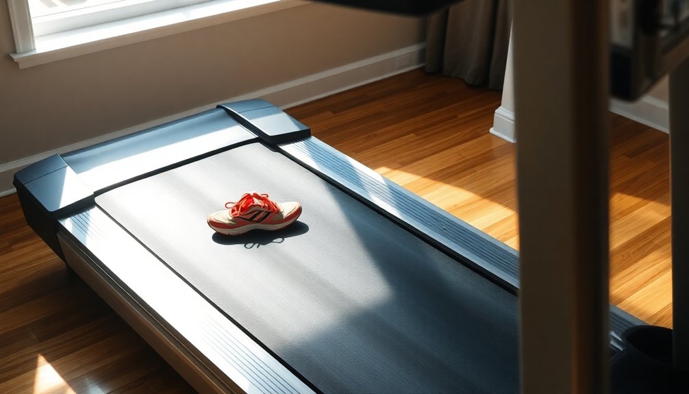 running barefoot on treadmill
