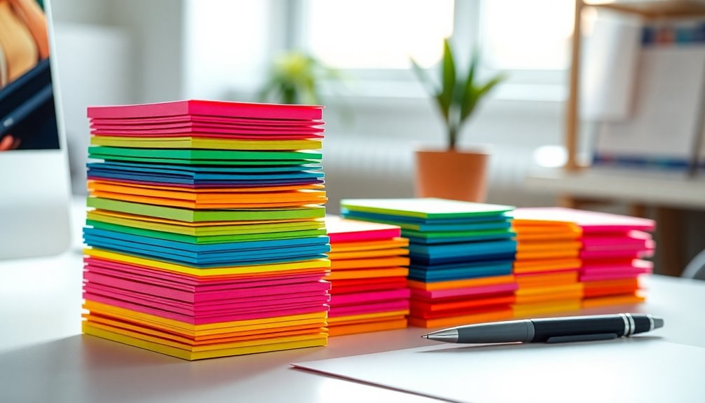 effective sticky note organization