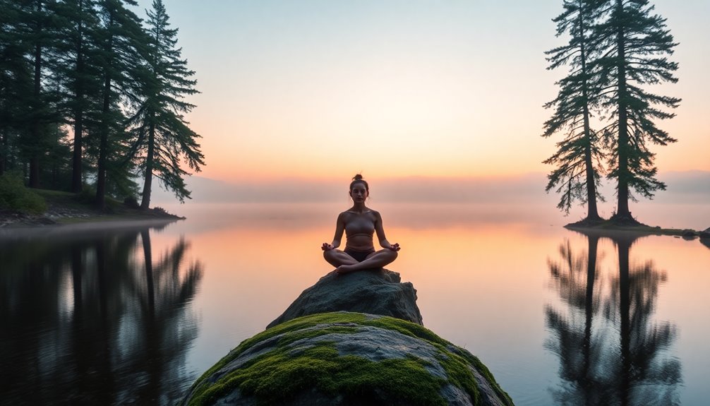 embrace stillness breathe deeply