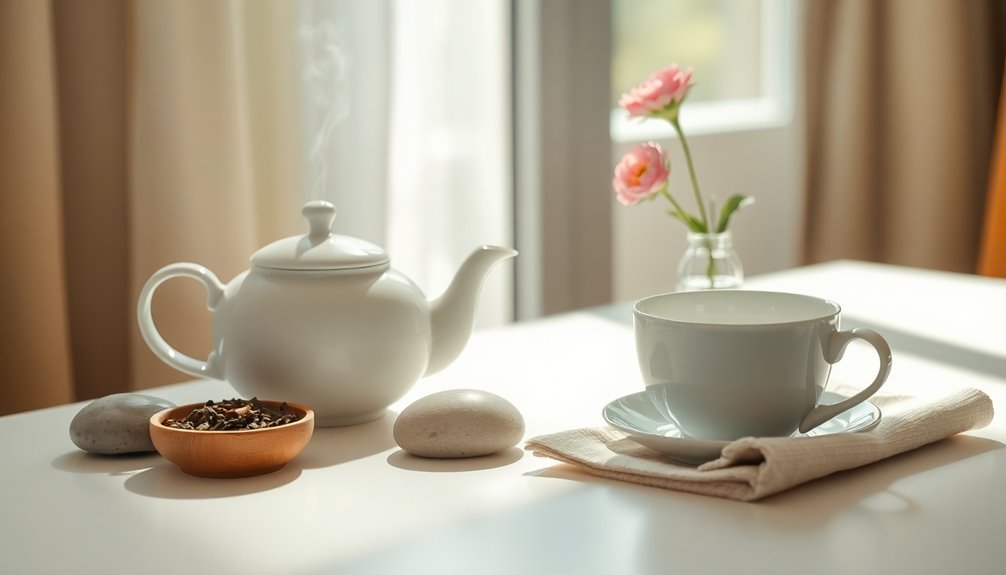 mindful tea preparation ritual