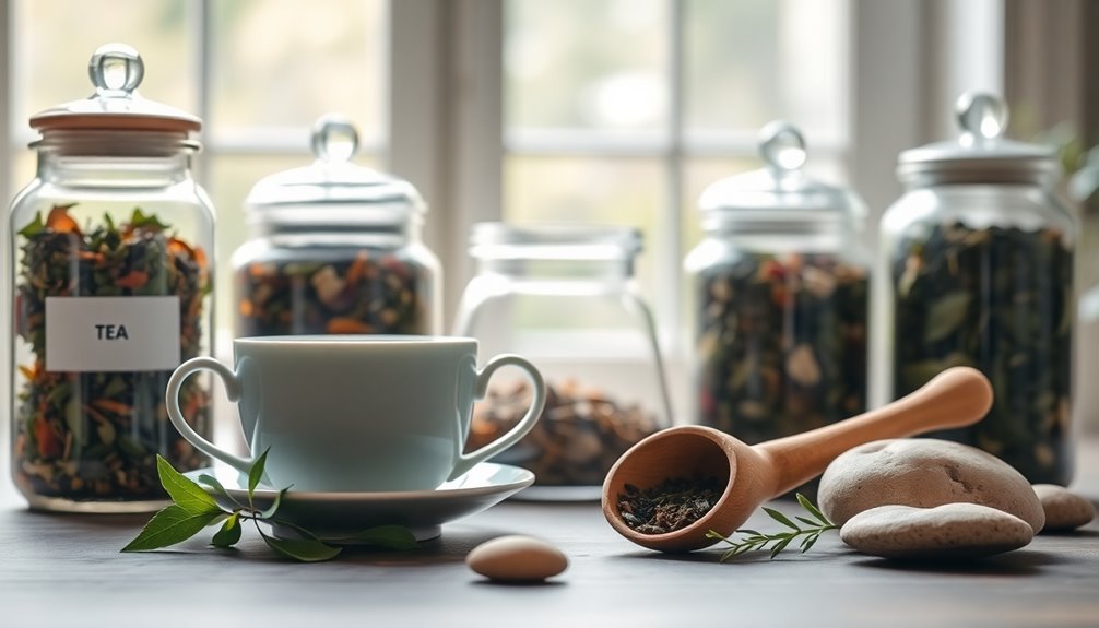 mindful tea selection ritual