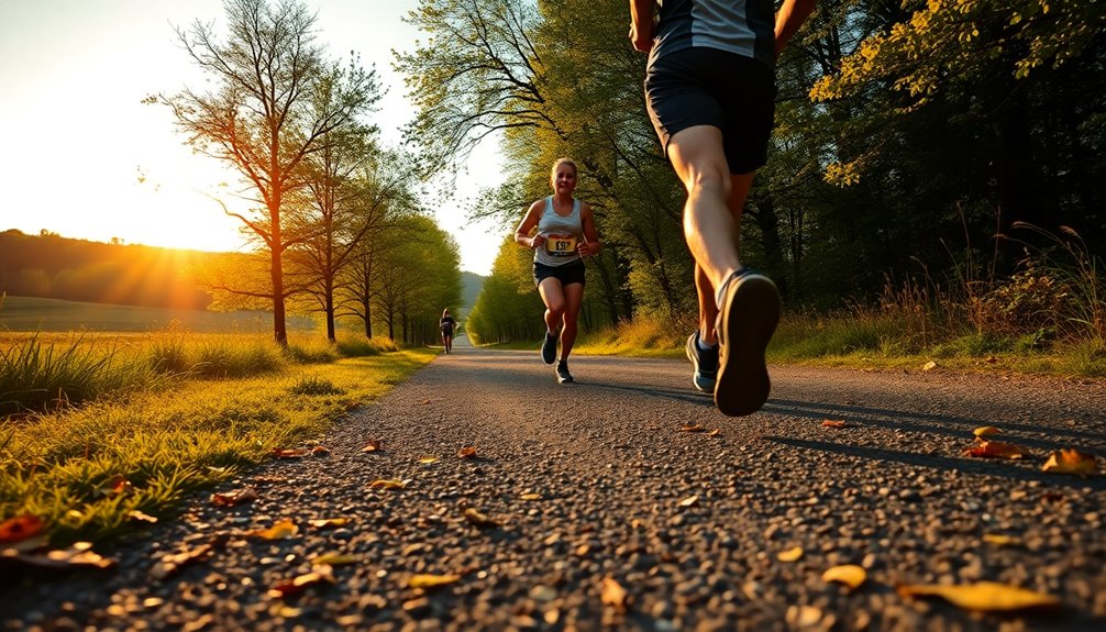 running teaches life resilience