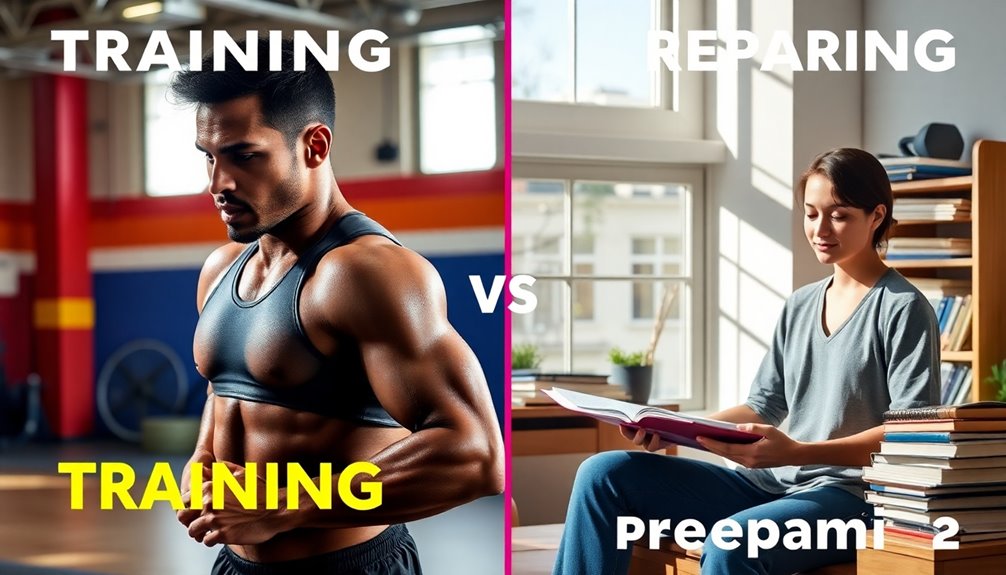 training vs preparing distinction