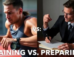training vs preparing explained